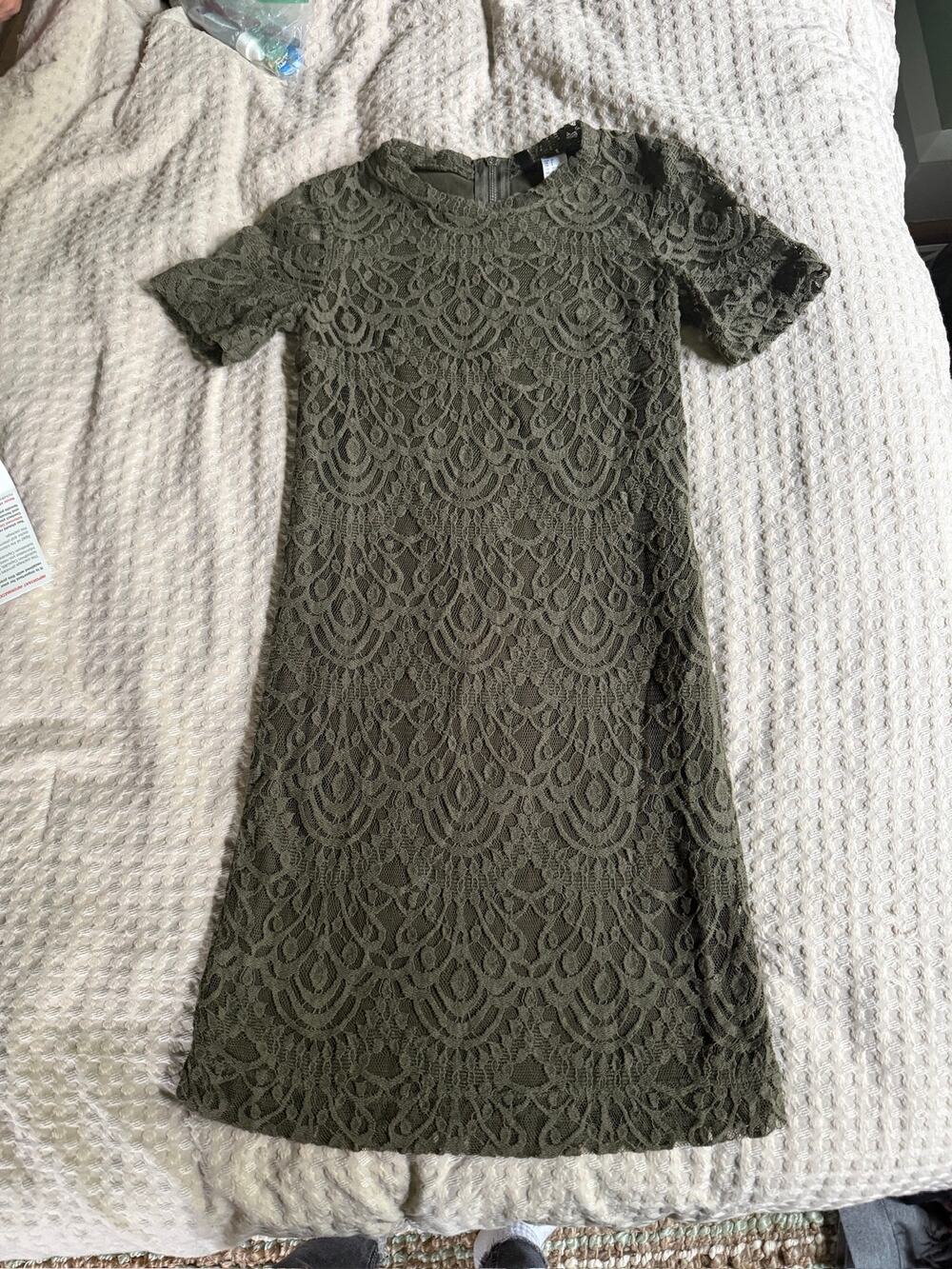 Divided H&M Green Lace Dress